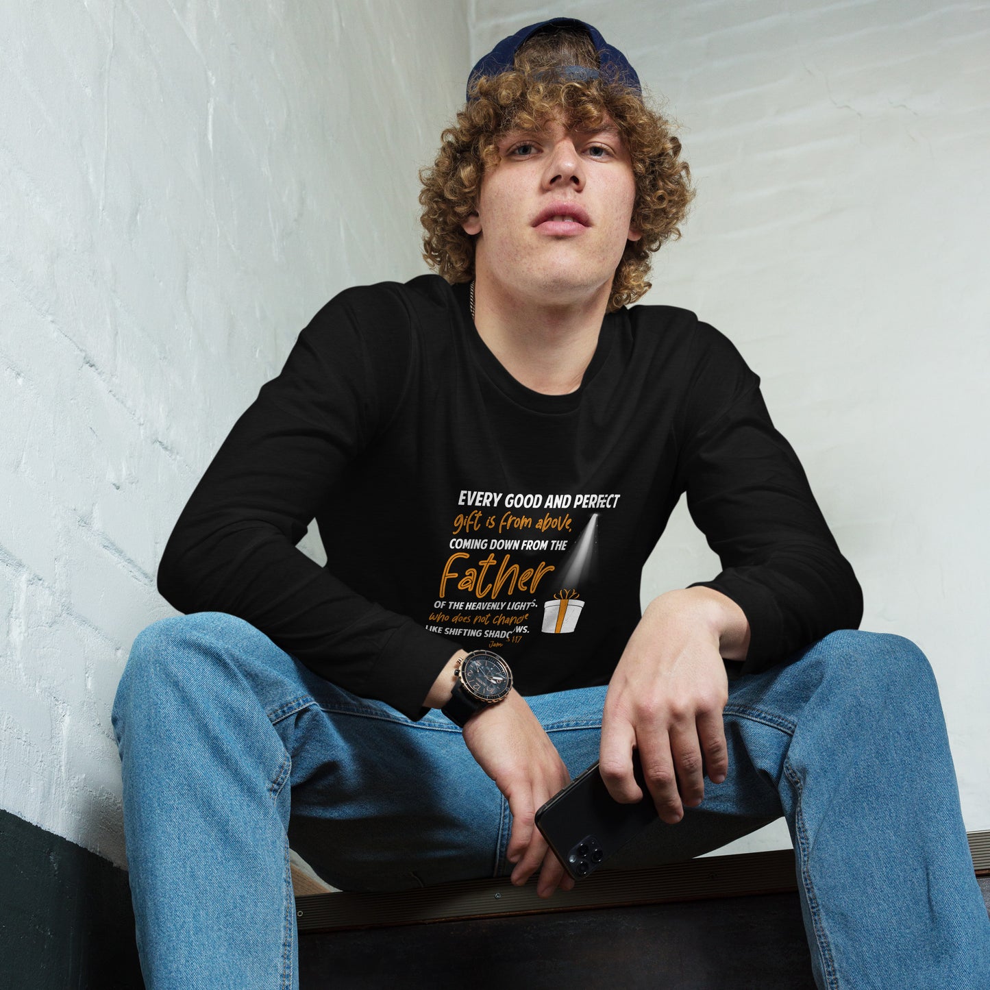 Blessed by His Bounty Unisex Long Sleeve Tee