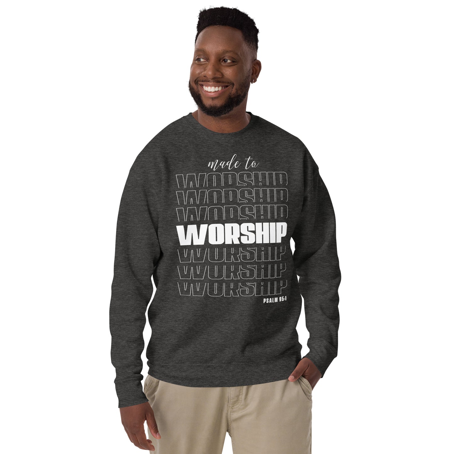 Made to worship Unisex Premium Sweatshirt