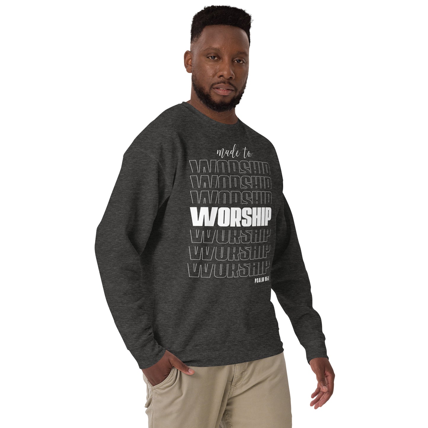 Made to worship Unisex Premium Sweatshirt