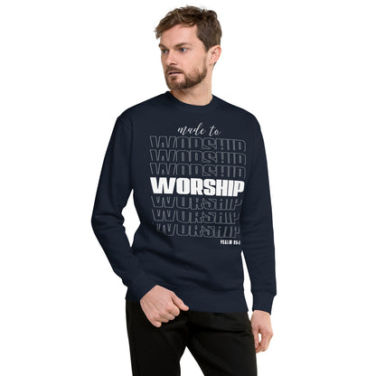 Made to worship Unisex Premium Sweatshirt