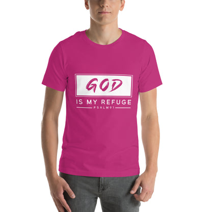 God is my refuge Unisex T-shirt