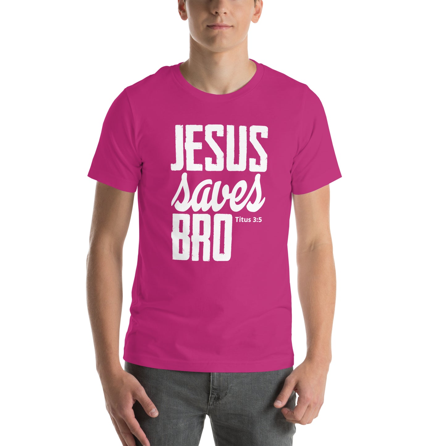 Jesus saves Bro Unisex T-shirt