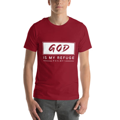 God is my refuge Unisex T-shirt