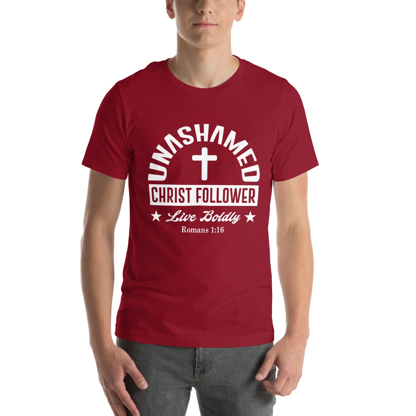 Unashamed Christ follower Unisex t-shirt