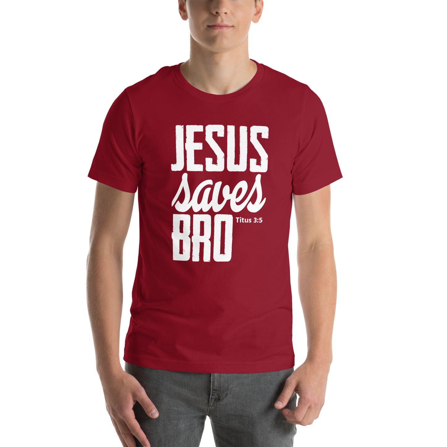 Jesus saves Bro Unisex T-shirt