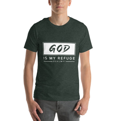 God is my refuge Unisex T-shirt