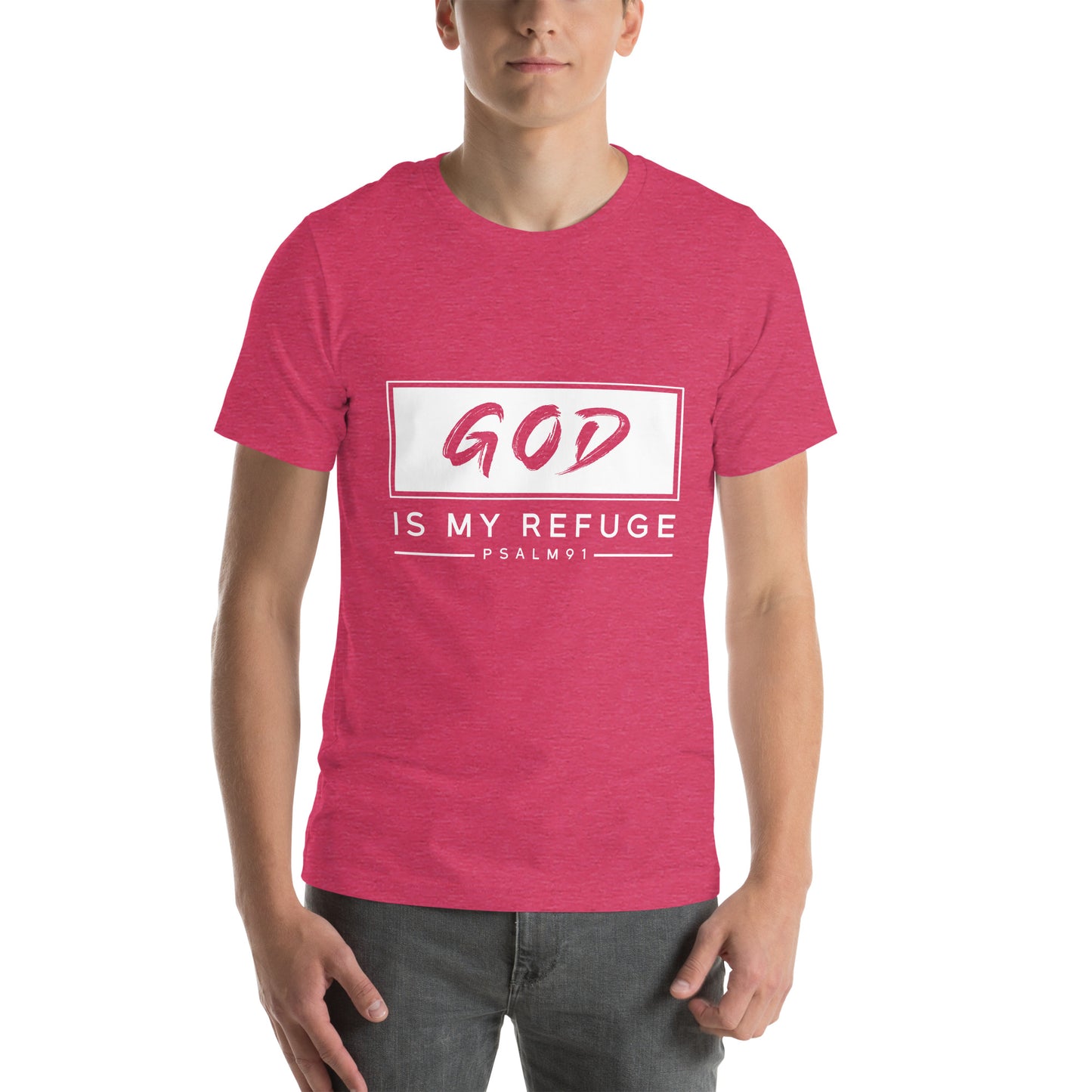 God is my refuge Unisex T-shirt