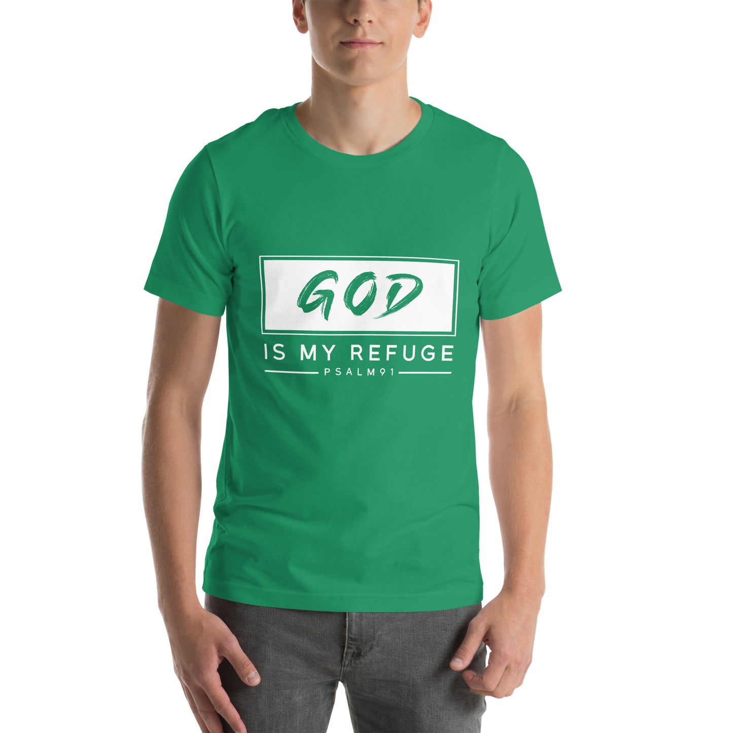 God is my refuge Unisex T-shirt