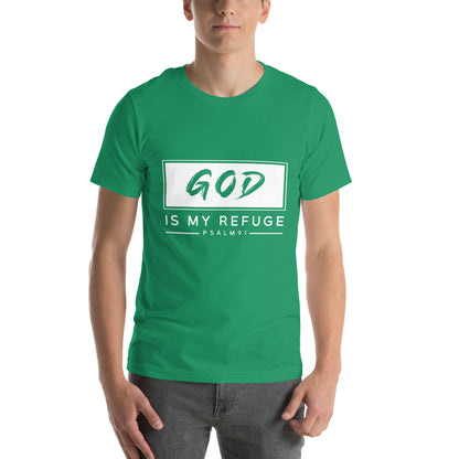 God is my refuge Unisex T-shirt