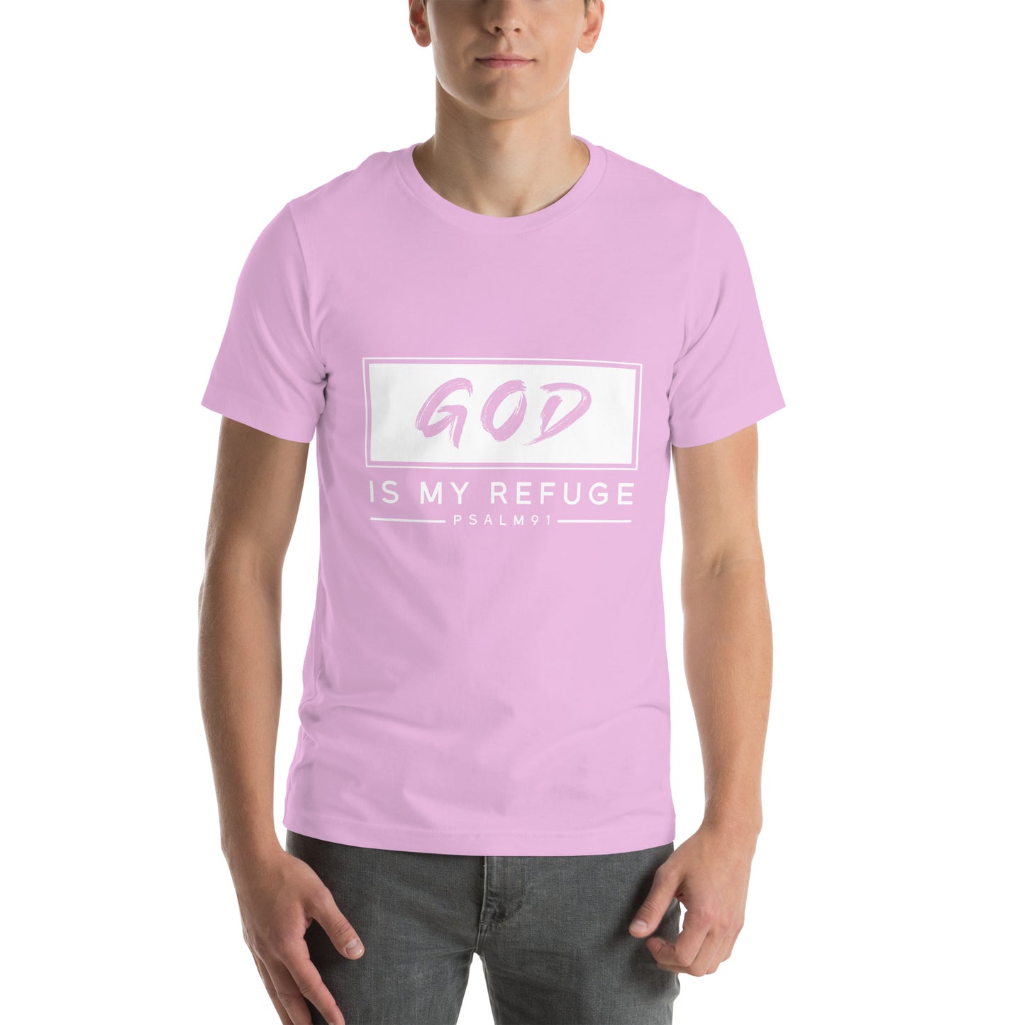 God is my refuge Unisex T-shirt