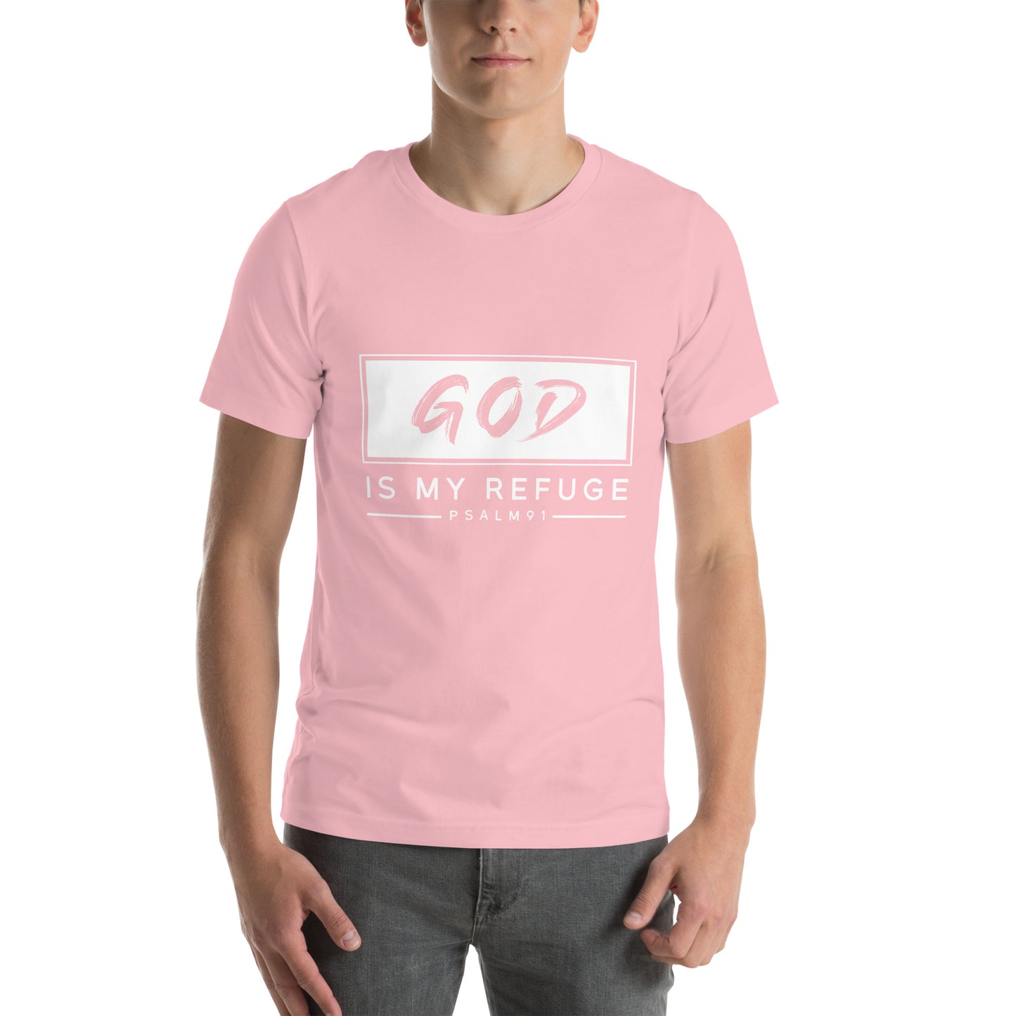 God is my refuge Unisex T-shirt