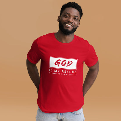 God is my refuge Unisex T-shirt