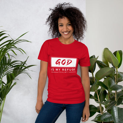 God is my refuge Unisex T-shirt