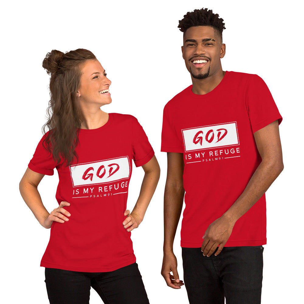God is my refuge Unisex T-shirt