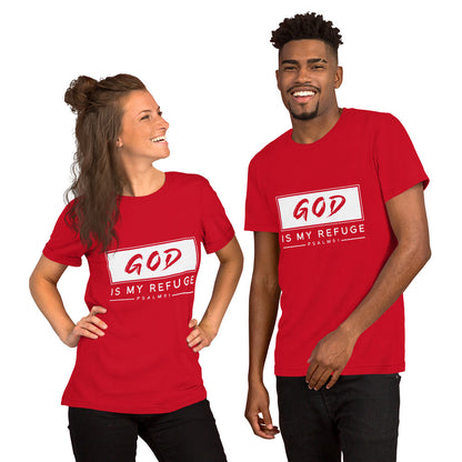 God is my refuge Unisex T-shirt