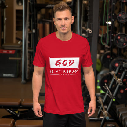 God is my refuge Unisex T-shirt