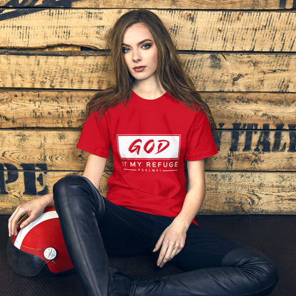 God is my refuge Unisex T-shirt