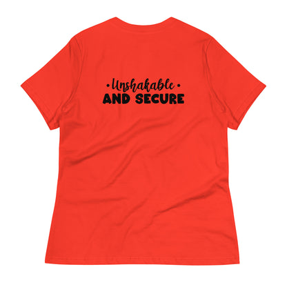 Unshakable and Secure Women's Relaxed T-Shirt